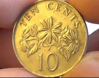 1987年製シンガポール10セント硬貨 - シンガポール共和国の貨幣収集品