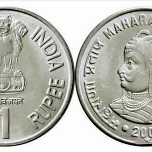 Authentic Maharana Pratap 1 Rupee Coin (2003 Mint) | Indian History Collectible Coin