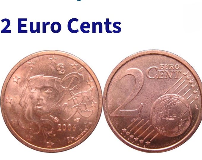 2015 France 2 Euro Cent Coin – Marianne Republic Collectible Currency