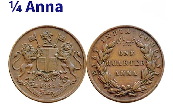 1835 British India East India Company Copper Coin – William IV Era