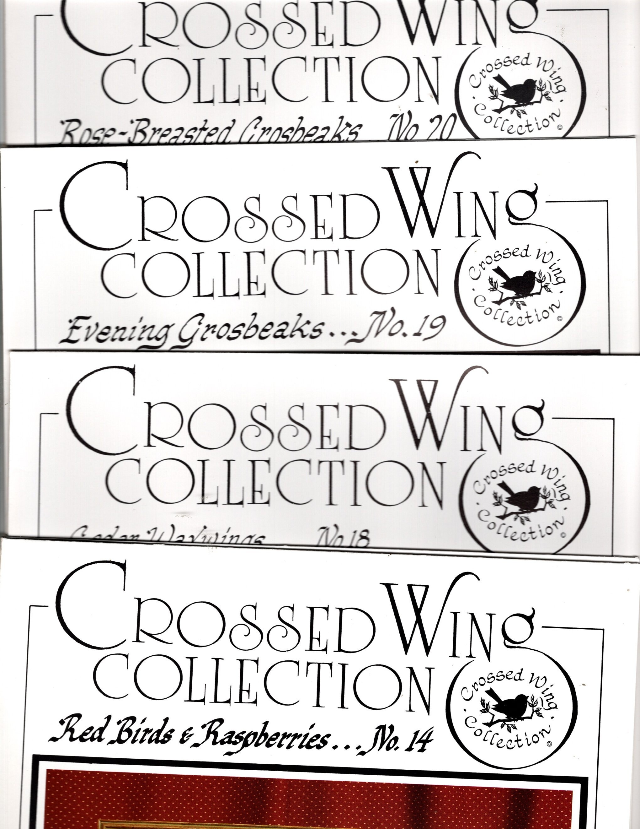 Wing Collection Label Crossed Wing Collection Cross Stitch Charts - Nafavorites ...