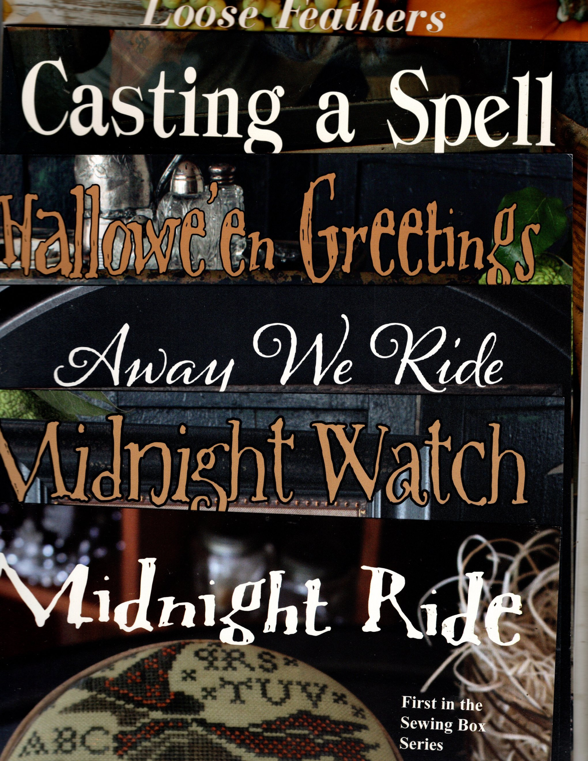 BLACKBIRD DESIGNS -Your Choice-New-MidnightWatch,PumpkinFarm, CastingASpell,MidnightRide,AwayWeRide,CatsOnParade,RavenBewitched,AwayWeRide