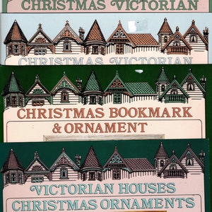 Debbie Patrick Victorians Across America Counted Cross Stitch charts - Your Choice- ChristmasBookmarkOrnament96,95,Ornaments93,97,XmasHouse