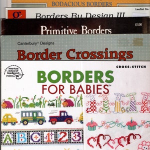 BORDER, Borders themed Counted Cross Stitch charts - Your Choice - various designers (2)