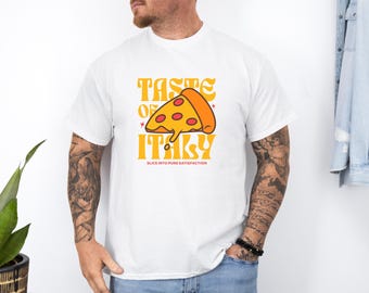 Pizza Graphic Tee | Italian Food Shirt