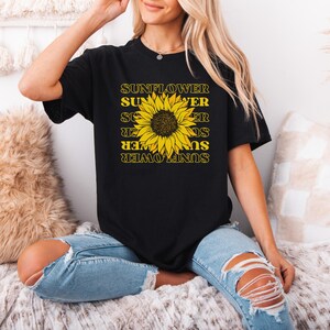 Sunflower Shirt | Sunflower Apparel | Flower Shirt | Floral Clothing | Sunflower Lover Gift | Floral Print Shirt