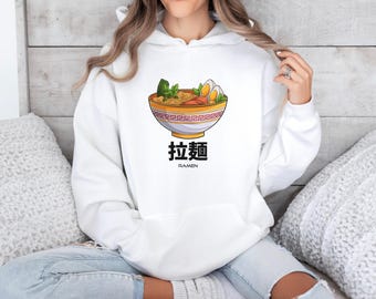 Ramen Hoodie | Japanese Noodles Sweatshirt | Foodie Gift