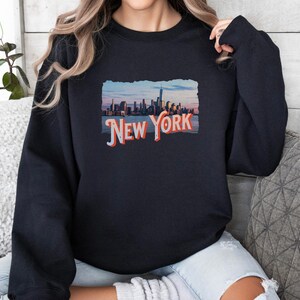 New York City Sweatshirt | New York City Sweater | Cozy NYC Crewneck | Perfect New Yorker Gift & Fashionable Streetwear