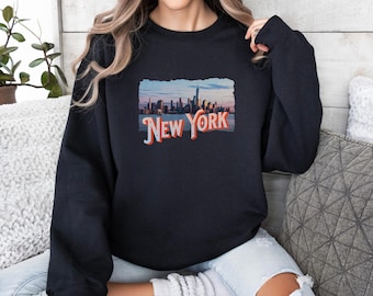 NYC Skyline Sweatshirt | Cozy New York City Crewneck