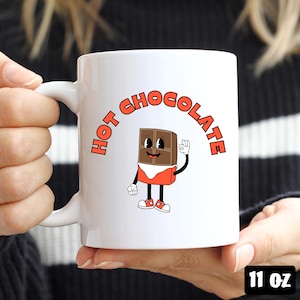 Hot Chocolate Mug | Perfect Gift for Cocoa Lovers | Unique Hot Cocoa Mug | Delightful Chocolate Lover Gift | Cozy Hot Chocolate Gift