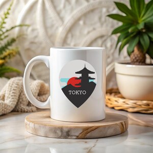 Tokyo Mug | Japan Mug | Perfect Gift for Japan Lovers | Unique Tokyo Japan Gift | Beautiful Japanese Art Mug | Japan Lover Gift