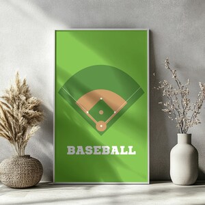 Baseball Wall Art | Baseball Gift Idea | Baseball Lover Gift | Baseball Poster | Baseball Wall Decor