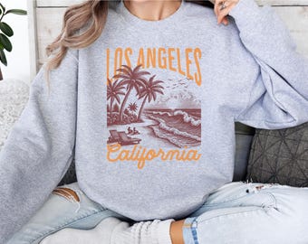 Los Angeles California Crewneck Sweatshirt | West Coast Style