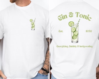 Gin & Tonic Cocktail Shirt | Gin Lover Gift