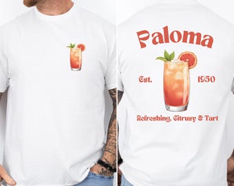 Paloma Cocktail Shirt: Refreshing Tequila Drink Apparel