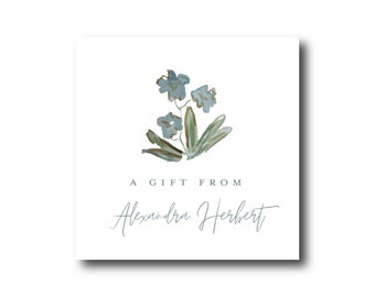 DIGITAL DOWNLOAD: Customizable Gift Tag, gifting, enclosure card, thank you note