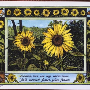 Echte Foto Hand Farbige Postkarte Kind Mit 6 Puppen Reve De Etsy