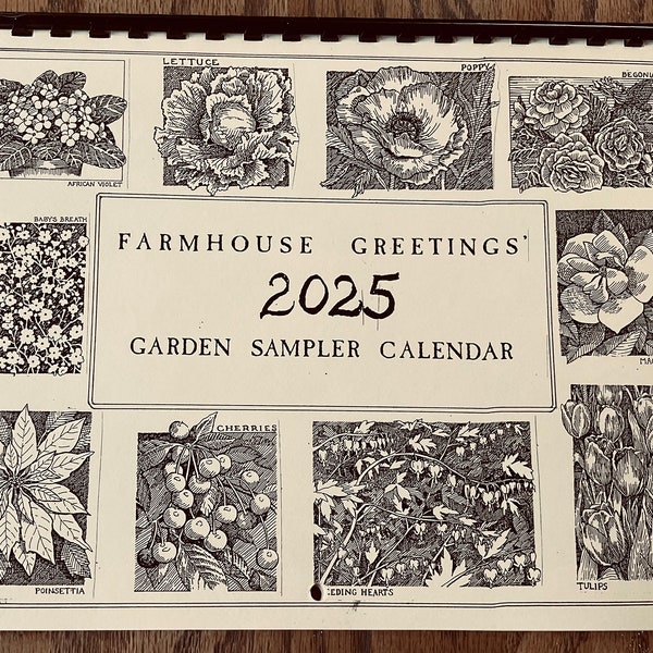 2025 Farmhouse Calendar Etsy