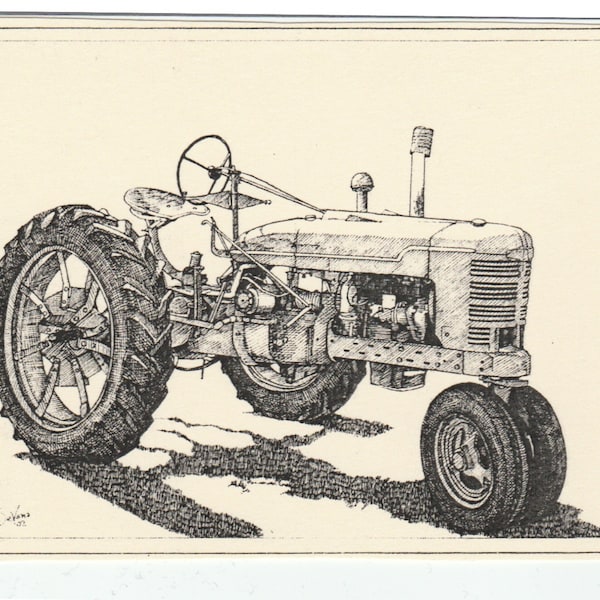 Farmall Tractor - Etsy