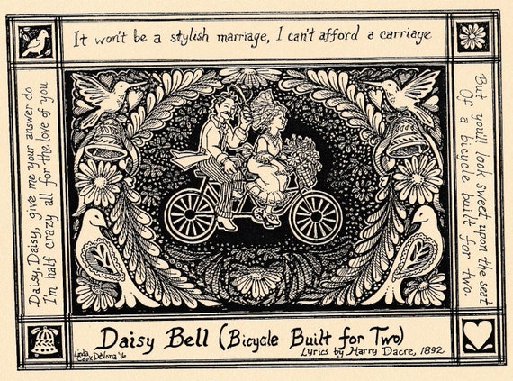 Harry Dacre Daisy Bike Bell Daisy Bell(bicycle Built For Two):6