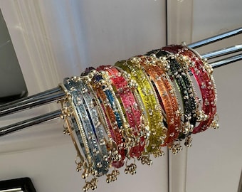 Kashmiri Glass Bangles Multi