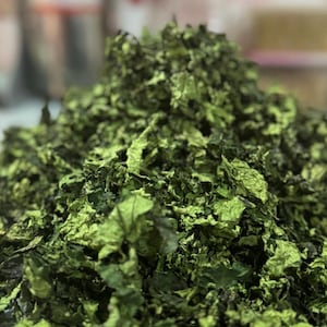 Organic Dehydrated Ugu Leaves (30g - 50g): Nigerian Fluted Pumpkin Vegetable for African Soups