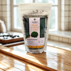 Dehydrated Uziza Leaves | 100% Natural | Traditional African Soup Herb | Flourish Palmera