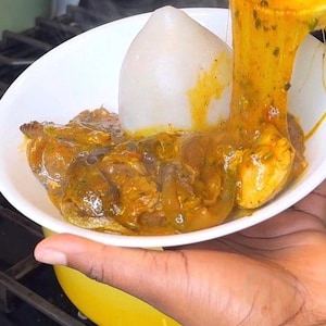 Blended Ogbono Powder: Ground Wild Mango Seeds for African Soup