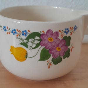 DDR Vintage Milk Jug, Jug, Floral Pattern