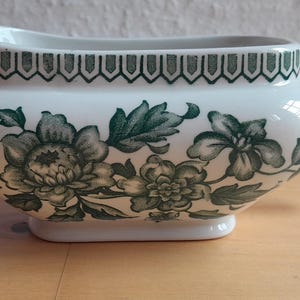 Westminster sauce boat by Wood&Sons, vintage, green flowers