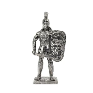 GREEK Warrior CYPRIOT Marine 1/32” Metal Tin Figure Tin Toy Soldier Not A Toy
