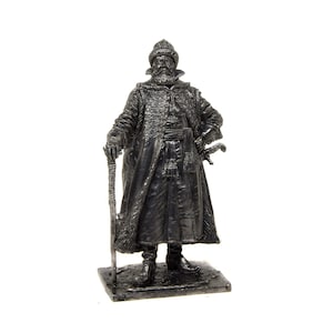 RUSSIAN Strelets MUSCOVITE Warrior MUSCOVY Warrior  1/32 54mm Metal Tin Figure Tin Toy Soldier Not A Toy