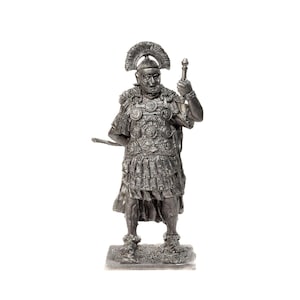 ROMAN Centurion LEGION Ancient ROME 1/32&quot; Metal Tin Figure Tin Toy Soldier 54mm  Not A Toy