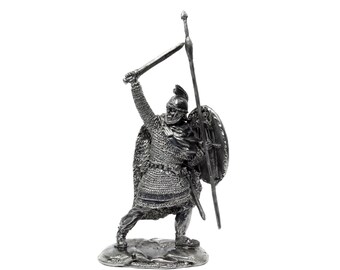 Figurine Légionnaire Romain EK Castings 54mm - Métal Blanc, Antiquité, Neuf