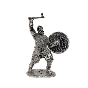 VARANGIAN Warrior DRUZHINA Kyivan RUS 1/32 54mm Metal Tin Figure Tin Toy Soldier Not A Toy