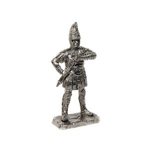 ROMAN Decurion LEGION Ancient ROME 1/32&quot; Metal Tin Figure Tin Toy Soldier 54mm  Not A Toy