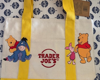 Disney WInnie the Pooh Gelbe maßgeschneiderte Trader Joes Mini Tasche