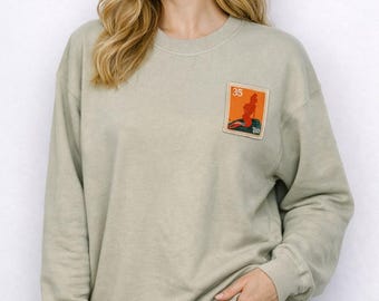Disney Ariel Custom Made D23 Exclusive Patch Sweatshirt Large