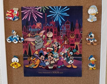 Disney Donal Duck aangepast kurken prikbord inclusief pinnen Perfect cadeau