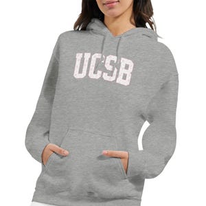UCSB Hoodie: Unisex Cotton-Blend Pullover - University of California Santa Barbara