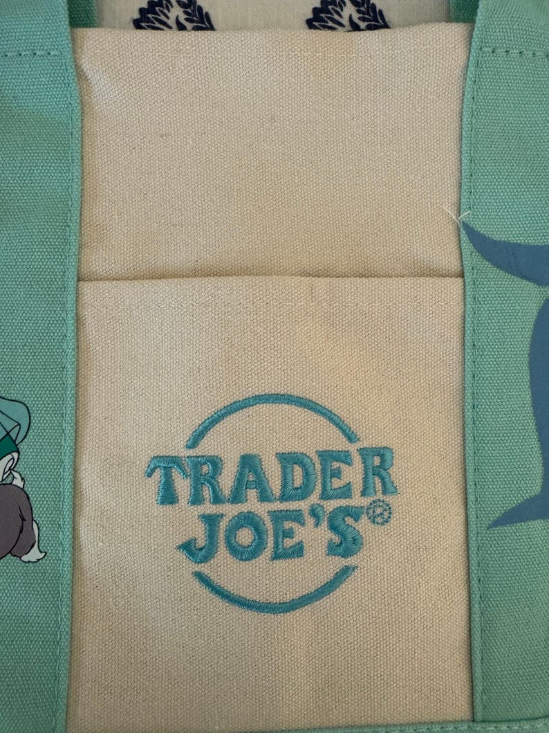 Bolsa pequena personalizada dupla face da Ariel da Disney, da Trader Joe's. imagem 7