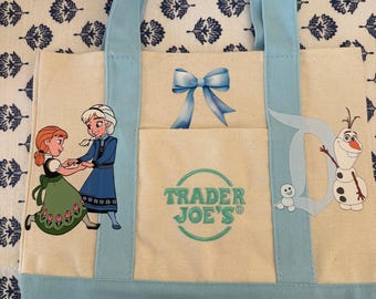 Disney Frozen Double Sided Custom Made Trader Joes Mini Tote