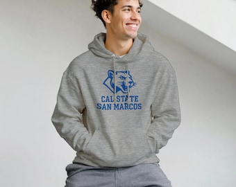 Sudadera con capucha de la CSUSM: Sudadera de la Universidad Estatal de California en San Marcos