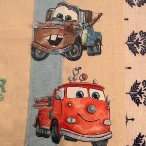 Disney Cars Lightning McQueen op maat gemaakte minidraagtas van Trader Joes, uniek in zijn soort afbeelding 3