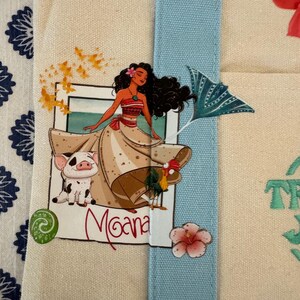 Disney Moana dubbelzijdige op maat gemaakte minidraagtas van Trader Joes afbeelding 7