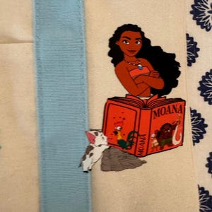 Disney Moana dubbelzijdige op maat gemaakte minidraagtas van Trader Joes afbeelding 5