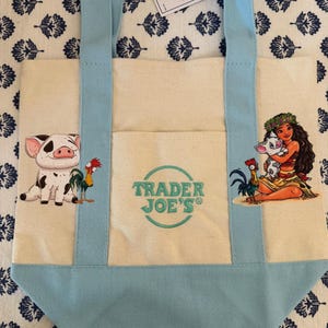 Disney Moana dubbelzijdige op maat gemaakte minidraagtas van Trader Joes afbeelding 1