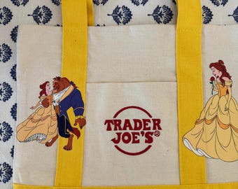 Disney  Beauty and the Beast Belle Custom Made Trader Joes Mini Tote