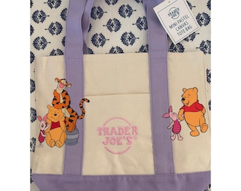 Disney Winnie The Pooh & Friends dubbelzijdige op maat gemaakte minidraagtas van Trader Joes