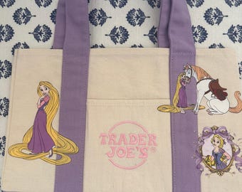 Disney Rapunzel and Maximus Custom Made Trader Joes Mini Tote